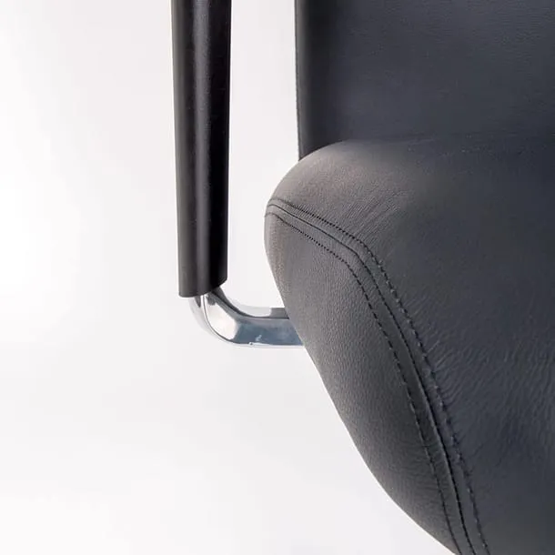 lento Ergonomischer Bürostuhl XL Agilis AG12 Leder - Schwerlaststuhl bis 200 KG