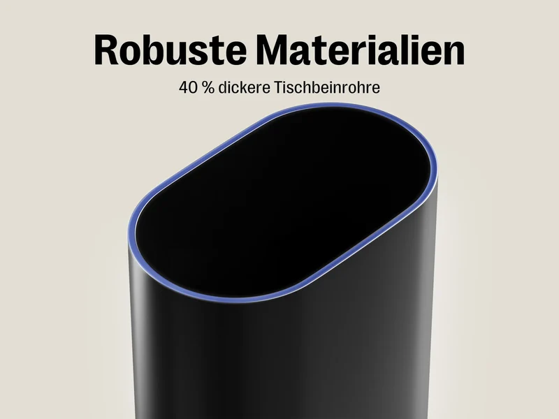 Maidesite T4 Pro Plus – Höhenverstellbarer Schreibtisch mit 4 Beinen im eleganten Gleichgewicht