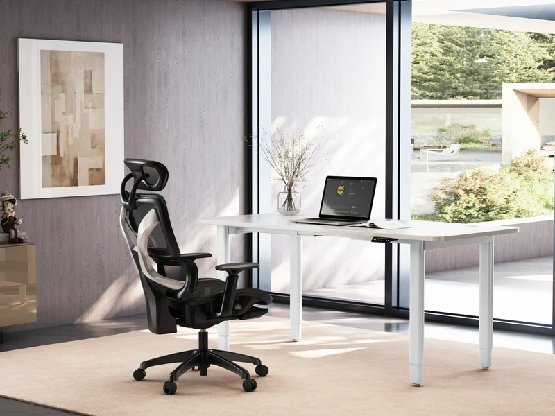 Maidesite T4 Pro Plus – Höhenverstellbarer Schreibtisch mit 4 Beinen im eleganten Gleichgewicht