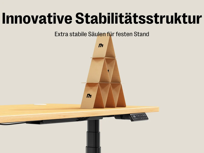 Maidesite EL2 Plus Art – Stilvoller und stabiler Höhenverstellbarer Schreibtisch
