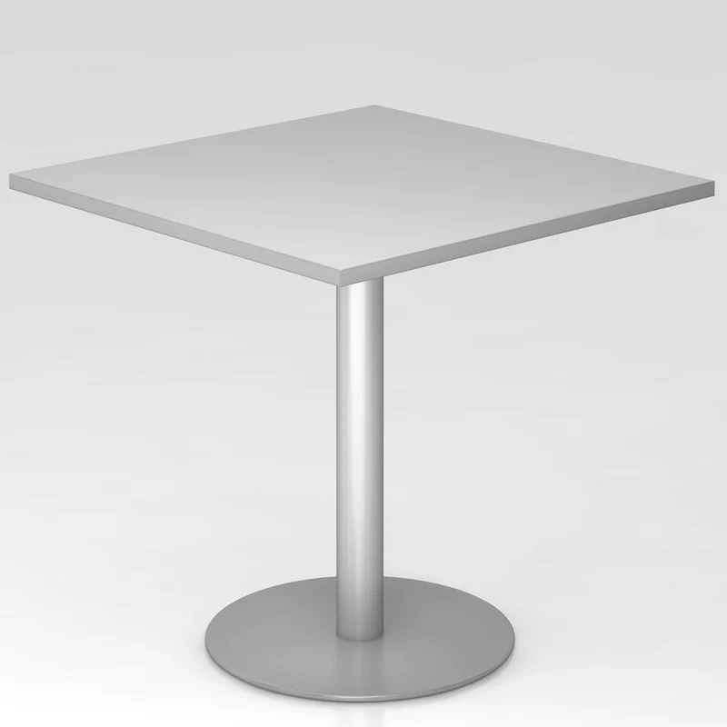 Besprechungstisch quadratisch Pure | Säulentisch | 80 x 74,5 x 80 cm