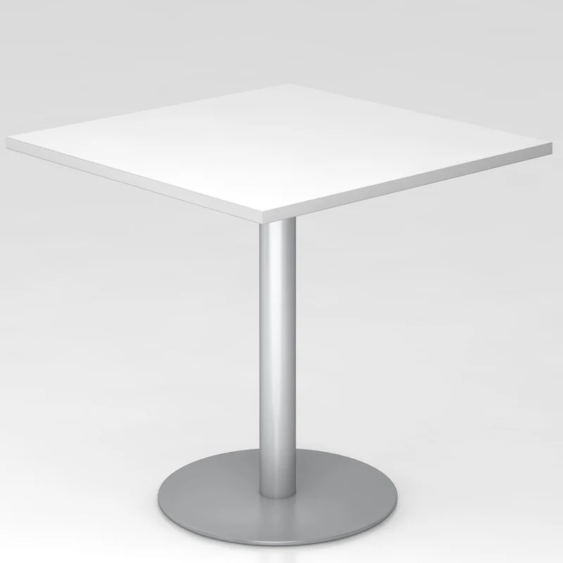 Besprechungstisch quadratisch Pure | Säulentisch | 80 x 74,5 x 80 cm