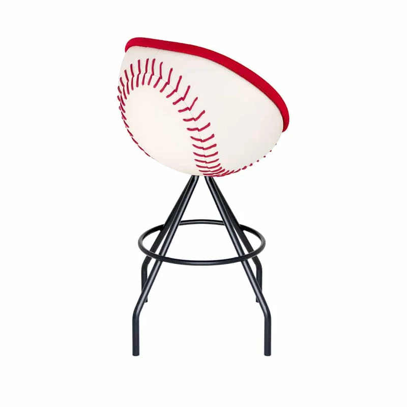 lillus HOMERUN - Tresenstuhl - Baseball Barhocker Stuhl - Cocktailstuhl - Kugelsessel - Ballsessel