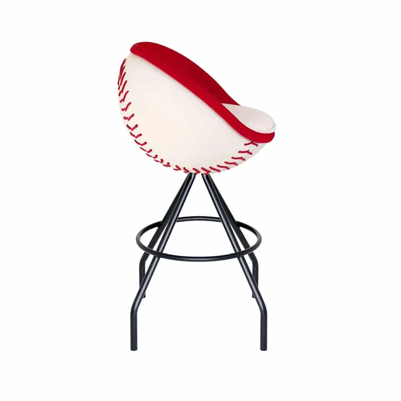 lillus HOMERUN - Tresenstuhl - Baseball Barhocker Stuhl - Cocktailstuhl - Kugelsessel - Ballsessel