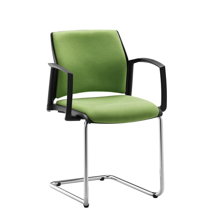 Besucherstuhl Freischwinger PLUS 2 mit Sitz- & Rückenpolster - Der Klassiker immer und überall - Jetzt Rechnung kaufen!