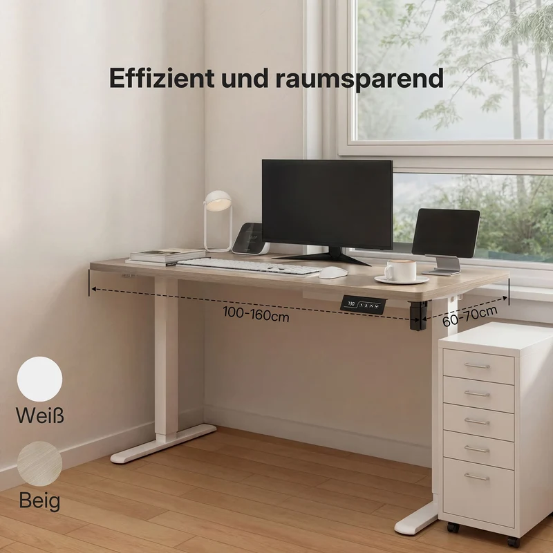 Economy Solid Elektrisch Höhenverstellbarer Schreibtisch
