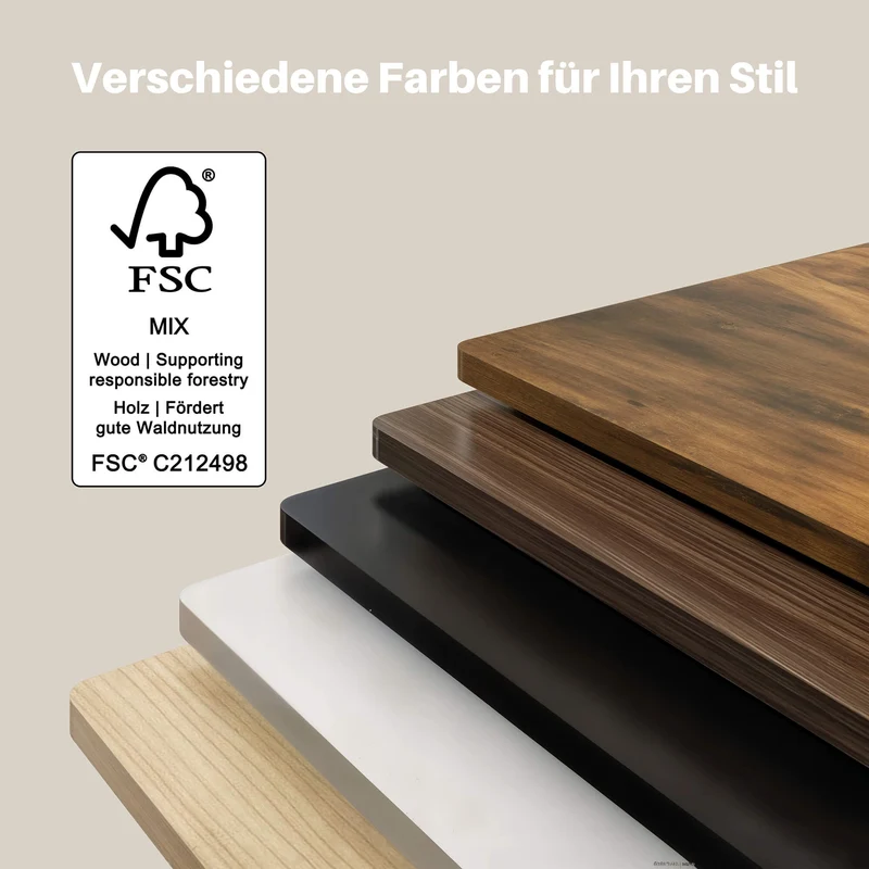 Basic Höhenverstellbarer Schreibtisch mit Entire Board Desktop