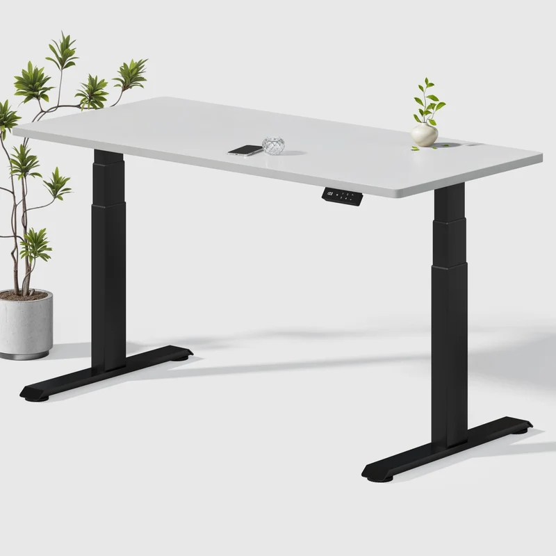 Dual Ultra X Tischgestell mit Premium Elektrisch Höhenverstellbarer Schreibtisch