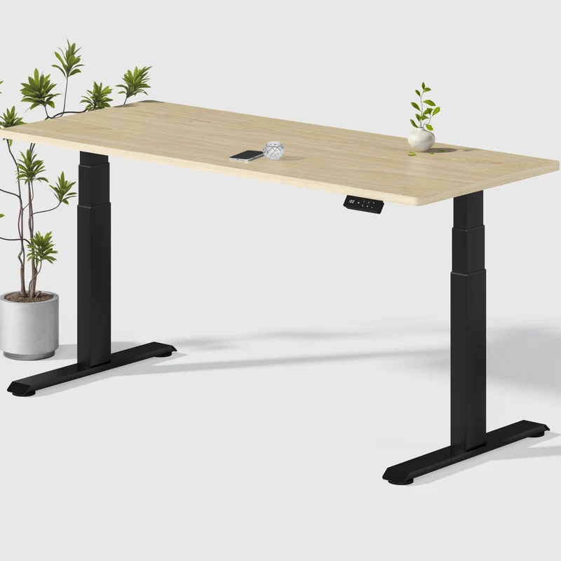 Dual Ultra X Tischgestell mit Premium Elektrisch Höhenverstellbarer Schreibtisch