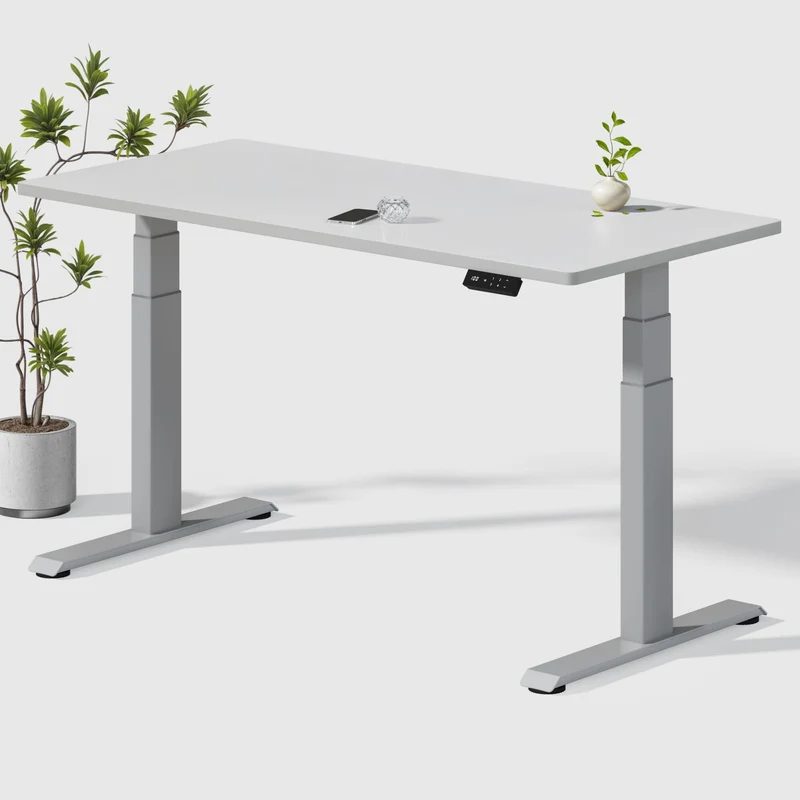 Dual Ultra X Tischgestell mit Premium Elektrisch Höhenverstellbarer Schreibtisch