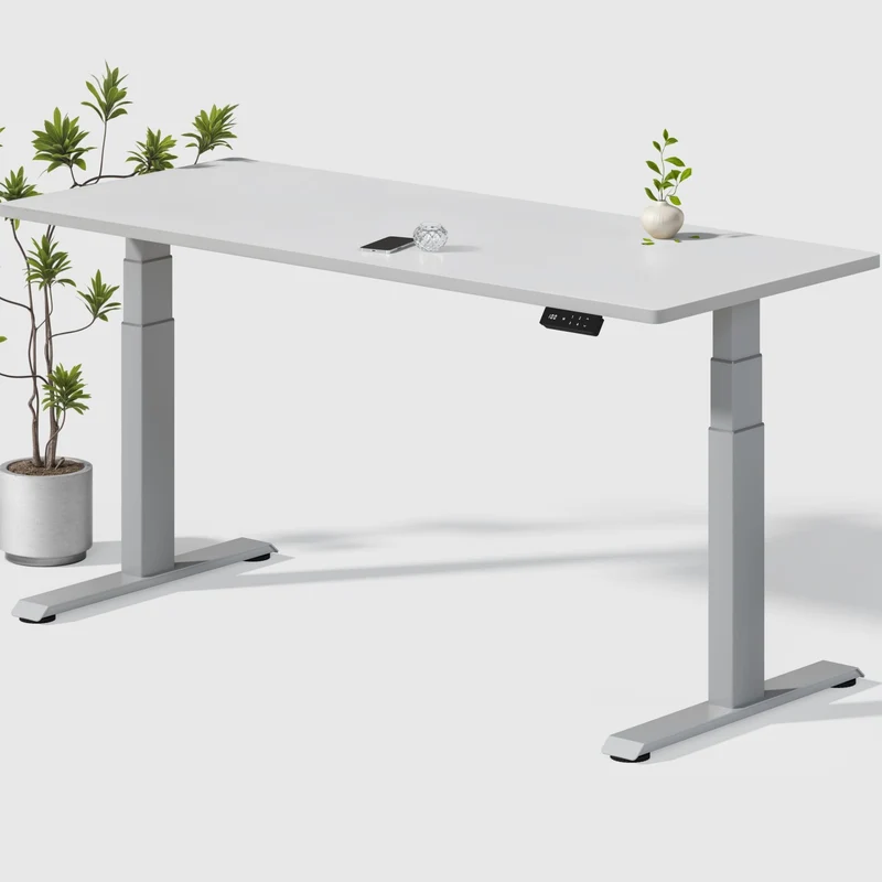 Dual Ultra X Tischgestell mit Premium Elektrisch Höhenverstellbarer Schreibtisch