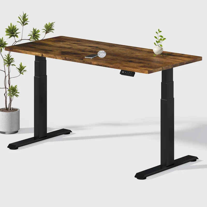 Dual Ultra X Tischgestell mit Premium Elektrisch Höhenverstellbarer Schreibtisch