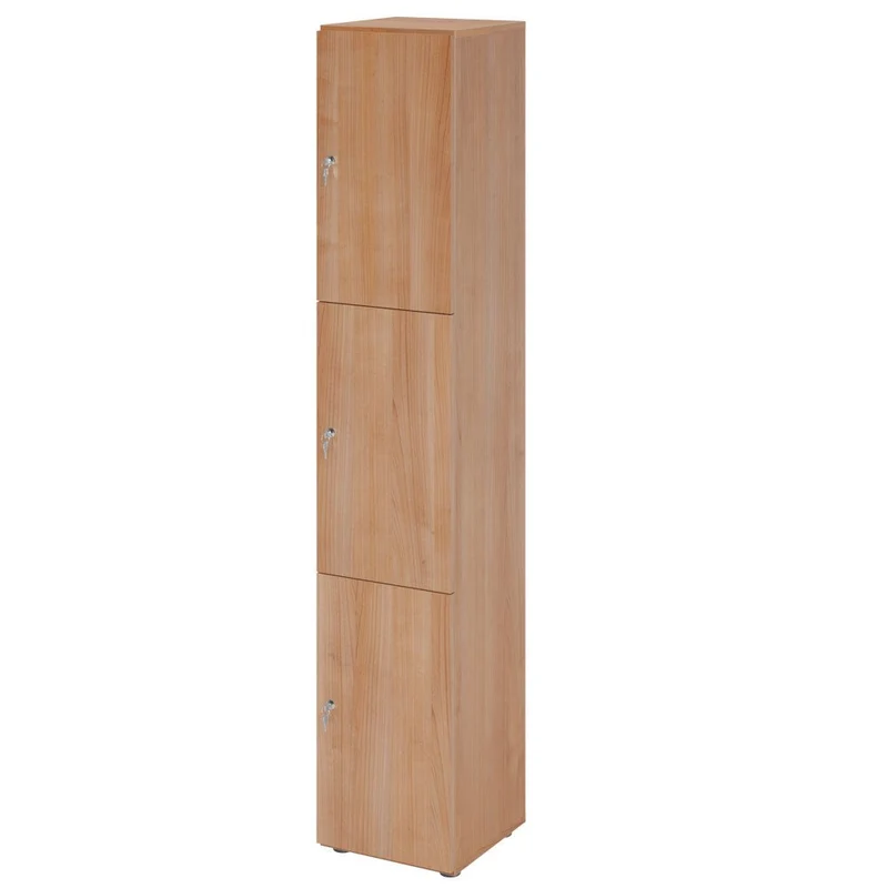 Schließfachschrank Pure - 3 Wert-Fächer H215,6 cm- Locker - Garderobenschrank