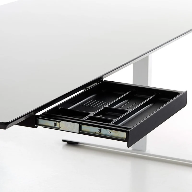 Schublade Unterbauschublade Schreibtisch Stiftablage - Ultra flach - B 42 x T 24,8 x H 4,6cm