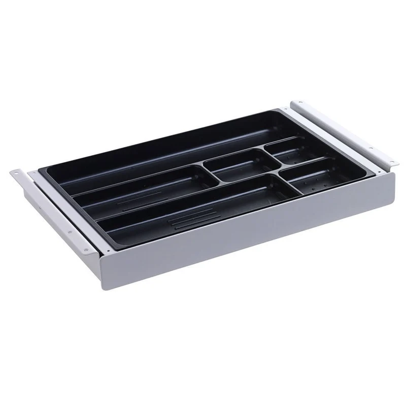Schublade Unterbauschublade Schreibtisch Stiftablage - Ultra flach - B 42 x T 24,8 x H 4,6cm