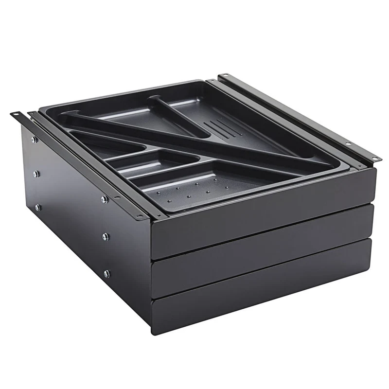 Unterbauschublade Schreibtisch Schublade Tri mit 3 Schubladen - in zwei Breiten B 31,6/40,2 x T 31,8/24,8 x H 13,9 cm - Made in Dänemark