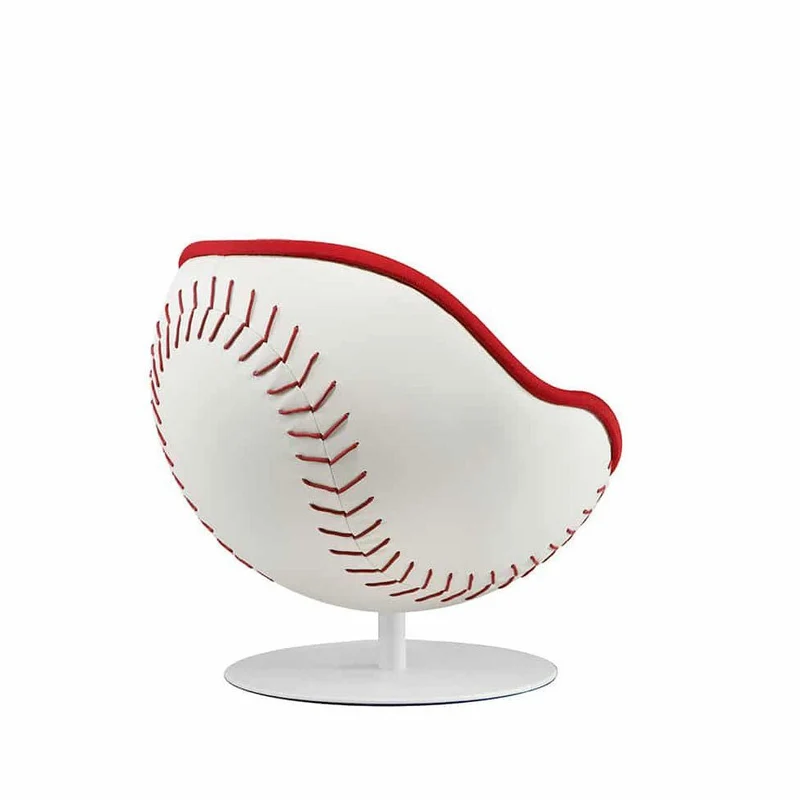 lillus HOMERUN - Loungesessel Kugelsessel Baseball Ballsessel Leder