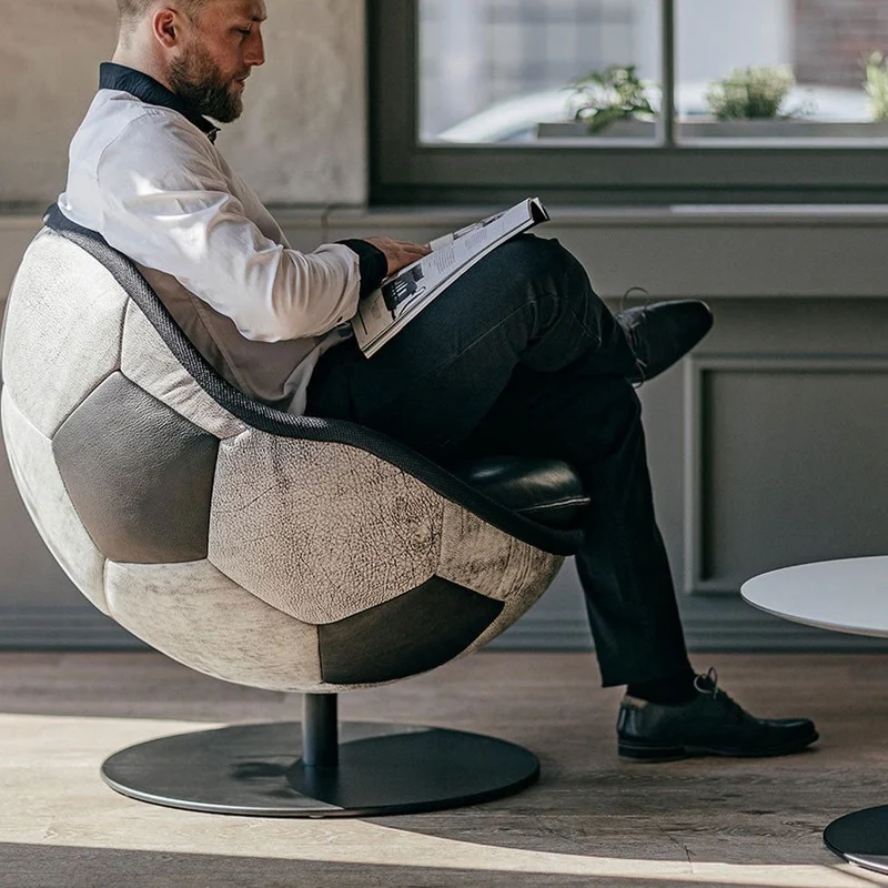 lillus HATTRICK Vintage - Loungesessel - Ballsessel - Lounge Sessel - Kugelsessel - Fußball