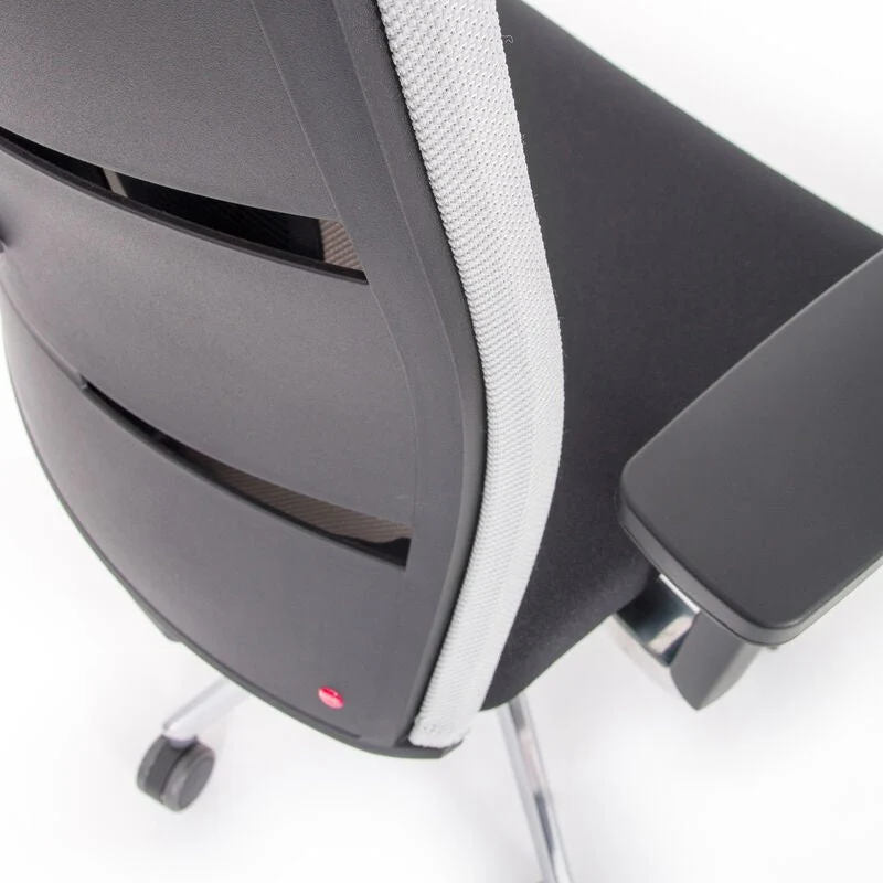 Ergonomischer Chefsessel Netzrücken Hellgrau Matrix MT14