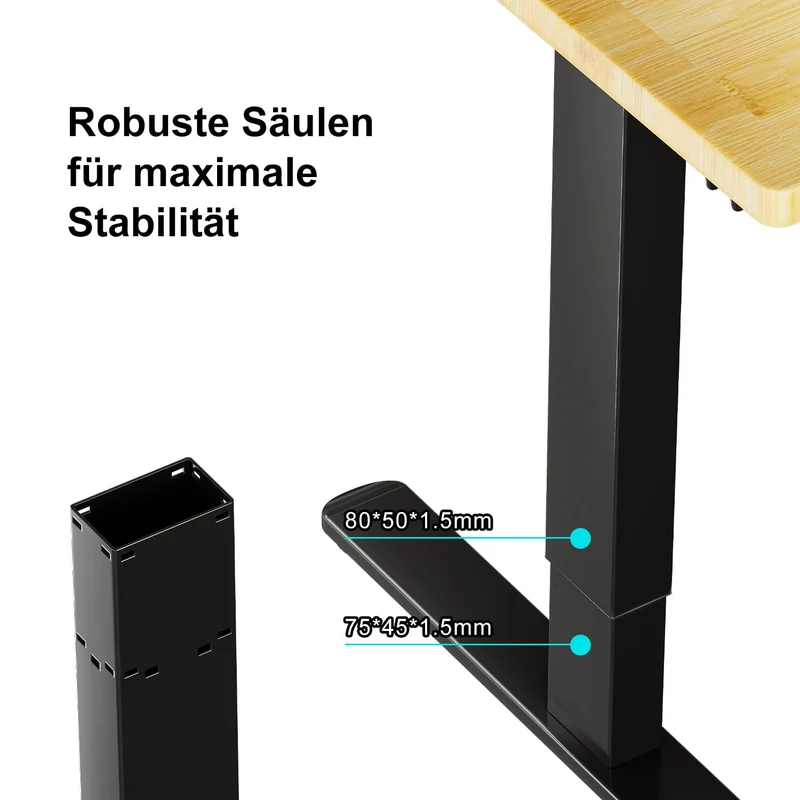 V2 Ultra Pro Elektrisch Höhenverstellbarer Schreibtisch mit Doppelmotor