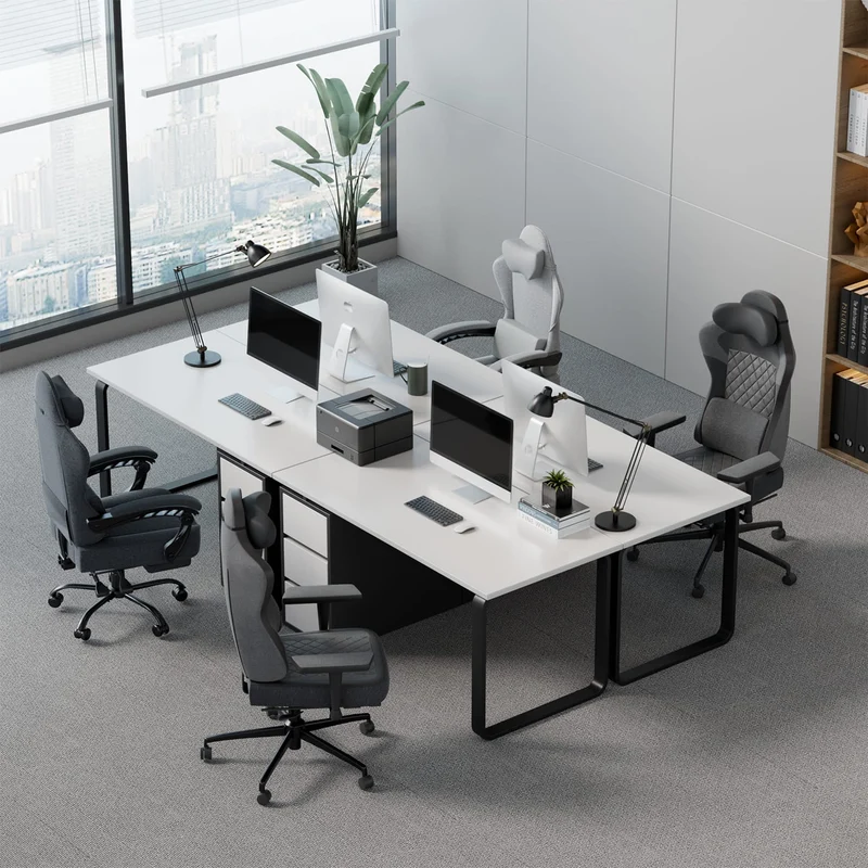 Bürostuhl mit Fußstütze, Ergonomischer Gaming Stuhl
