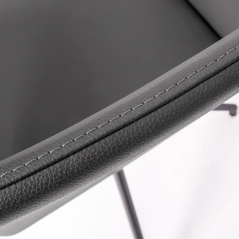 lento Smart Z Besucherstuhl Leder - Konferenzstuhl mit Wippfunktion