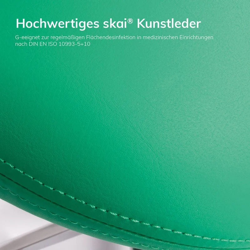 lento Stehhilfe - Ergonomischer Pendelhocker / Sattelsitz / Stehhocker für einen gesunden Rücken - Kunstleder Antibakteriell