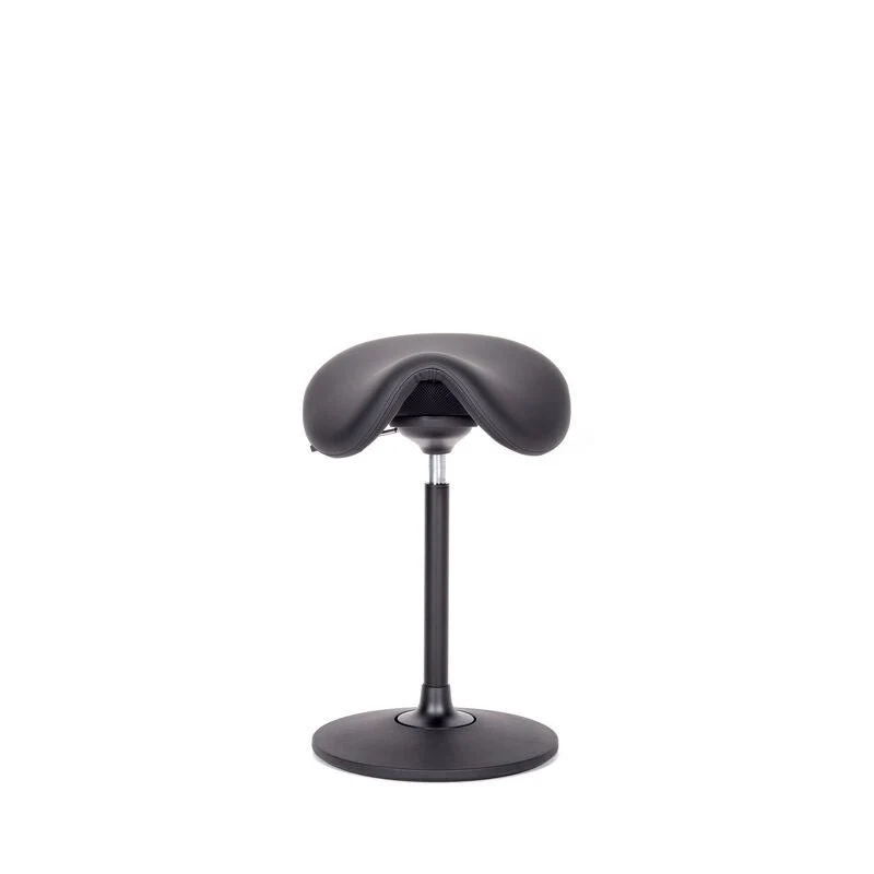lento Stehhilfe - Ergonomischer Pendelhocker / Sattelsitz / Stehhocker für einen gesunden Rücken - Kunstleder Antibakteriell