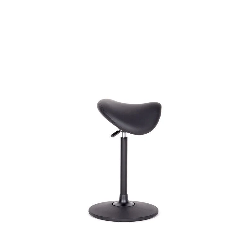 lento Stehhilfe - Ergonomischer Pendelhocker / Sattelsitz / Stehhocker für einen gesunden Rücken - Kunstleder Antibakteriell