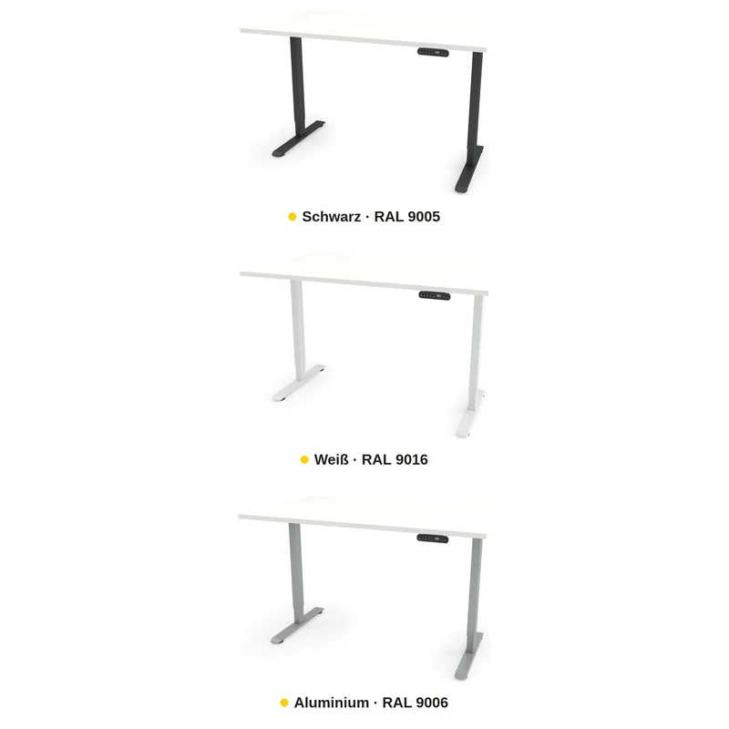 Yellow Dot · Light – Schreibtisch elektrisch höhenverstellbar