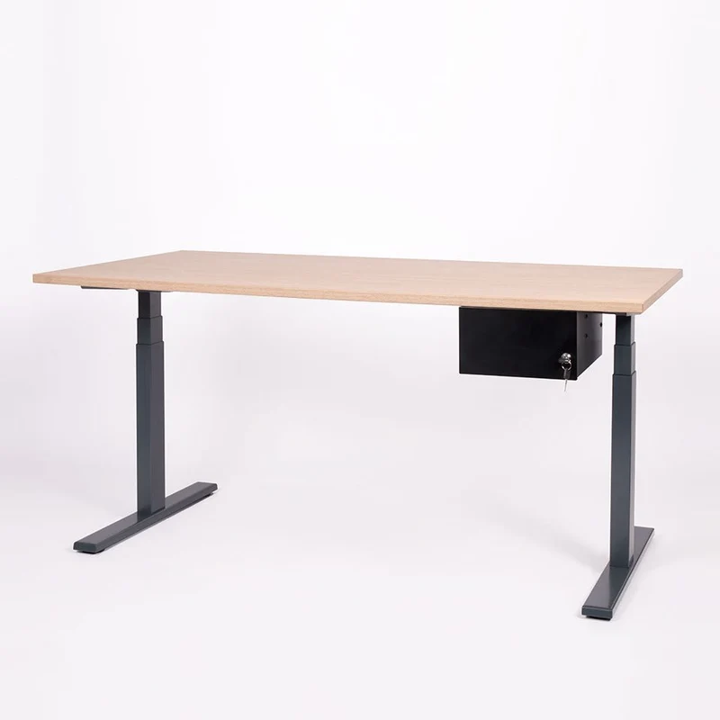 Unterbauschublade Schreibtisch Schublade Duo - zwei Auszüge - B 27,9 x 35,3 x H 16,2 cm