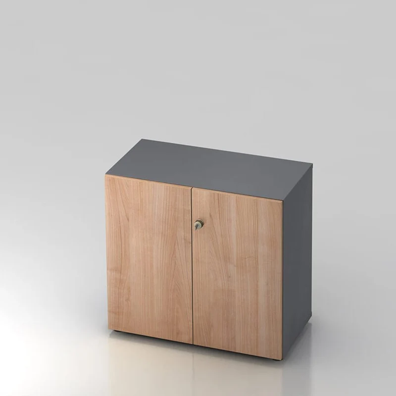 Aktenschrank Büroschrank Pure - 2 Ordnerhöhen 80cm breit