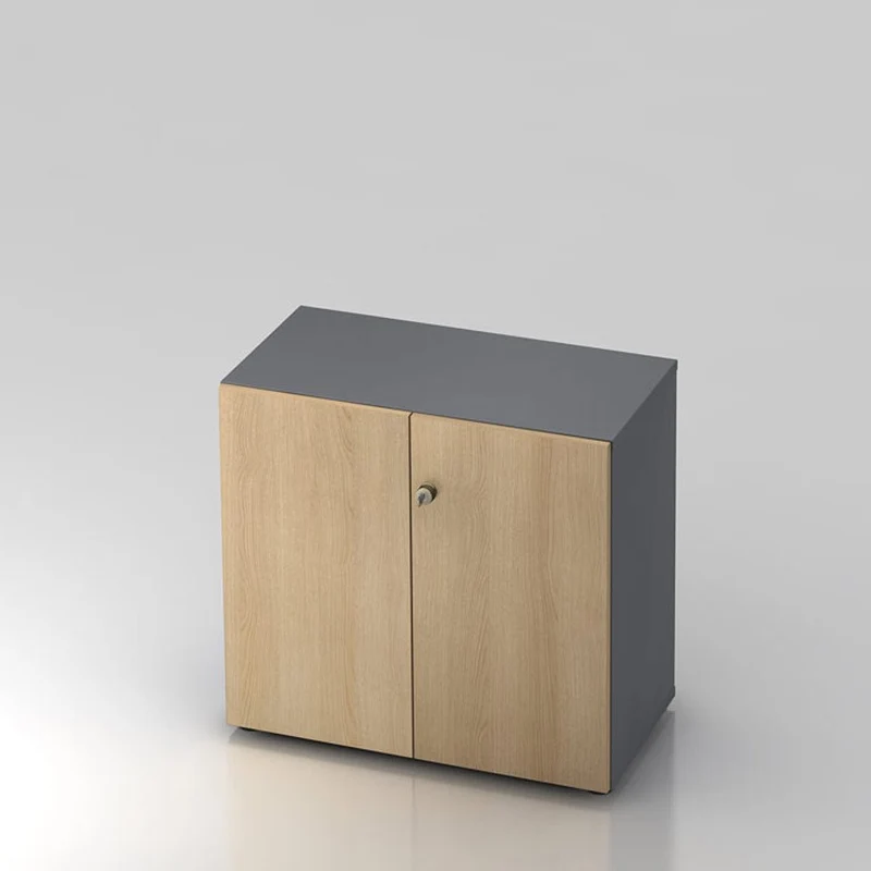 Aktenschrank Büroschrank Pure - 2 Ordnerhöhen 80cm breit