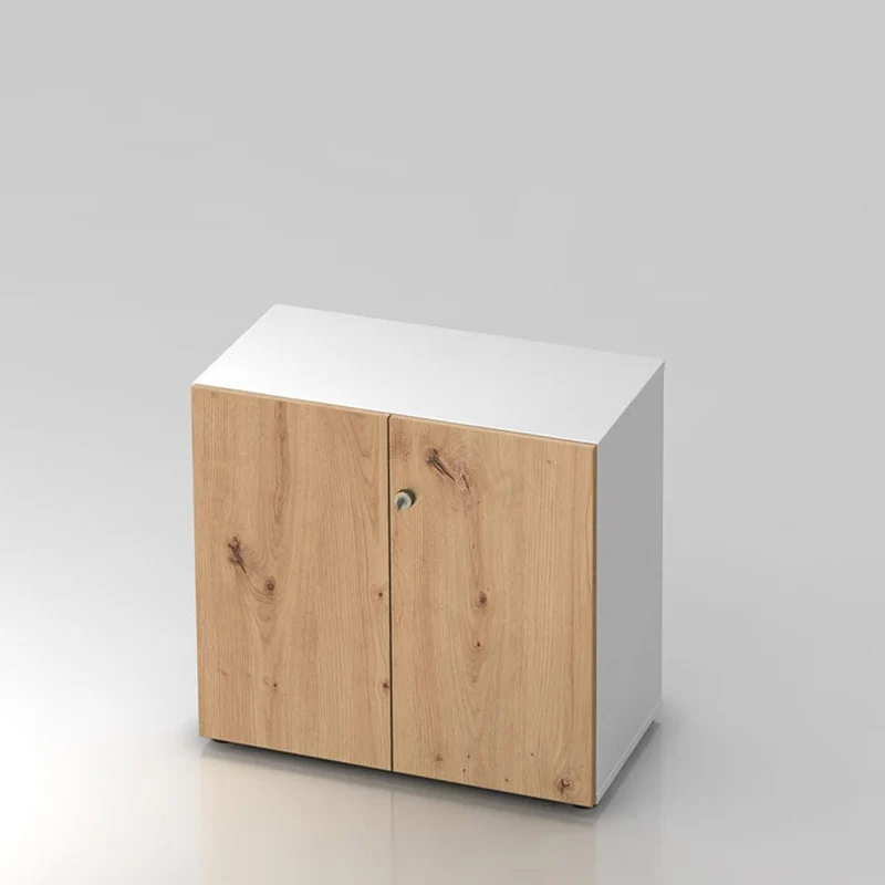 Aktenschrank Büroschrank Pure - 2 Ordnerhöhen 80cm breit