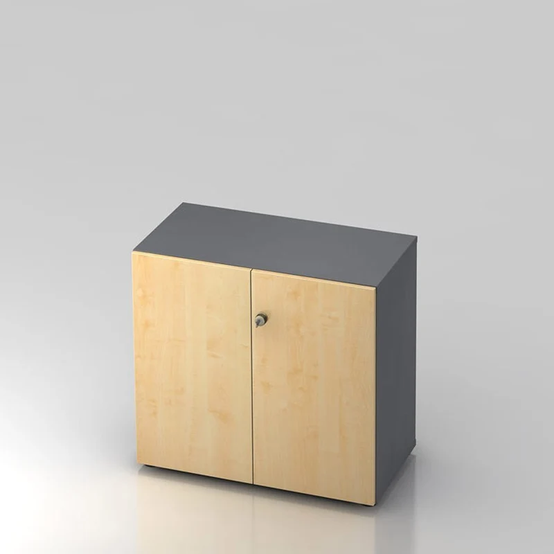 Aktenschrank Büroschrank Pure - 2 Ordnerhöhen 80cm breit
