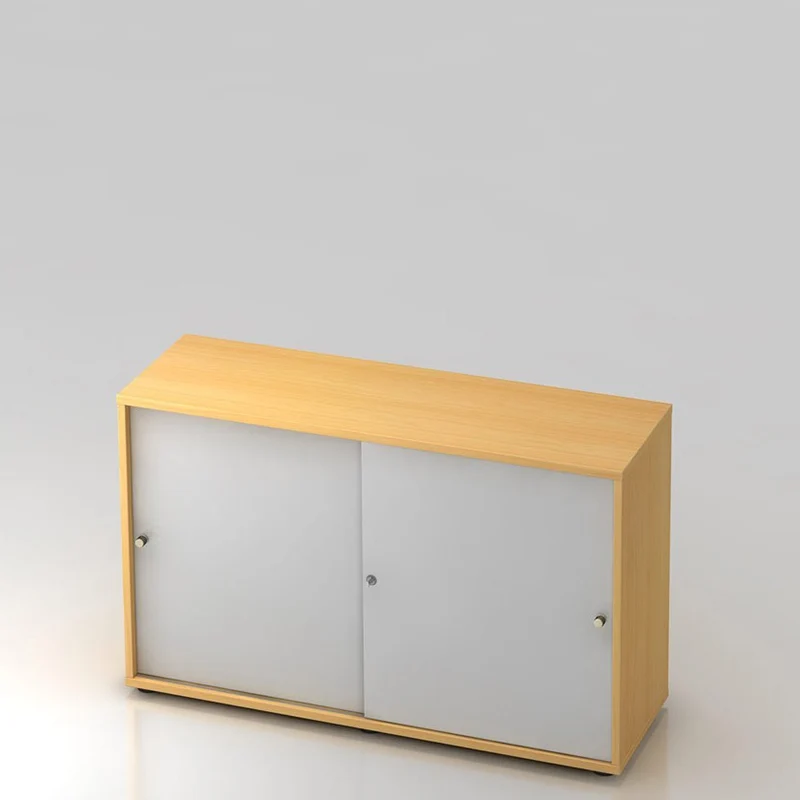 Schiebetürenschrank PLUS - Büromöbel Plus - 2 Ordnerhöhen 120cm breit