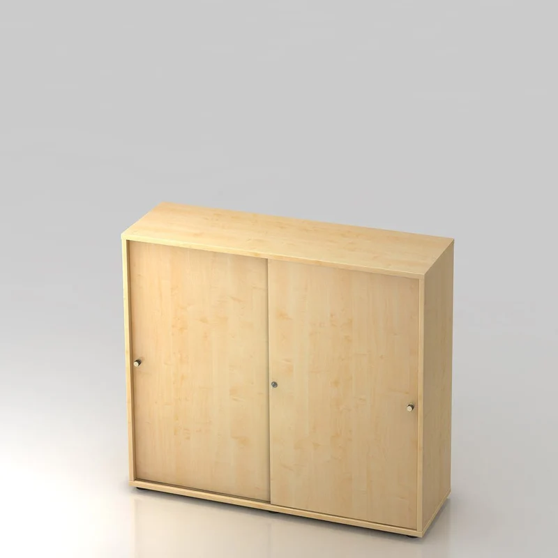 Schiebetürenschrank PLUS - Büromöbel Plus - 3 Ordnerhöhen 120cm breit
