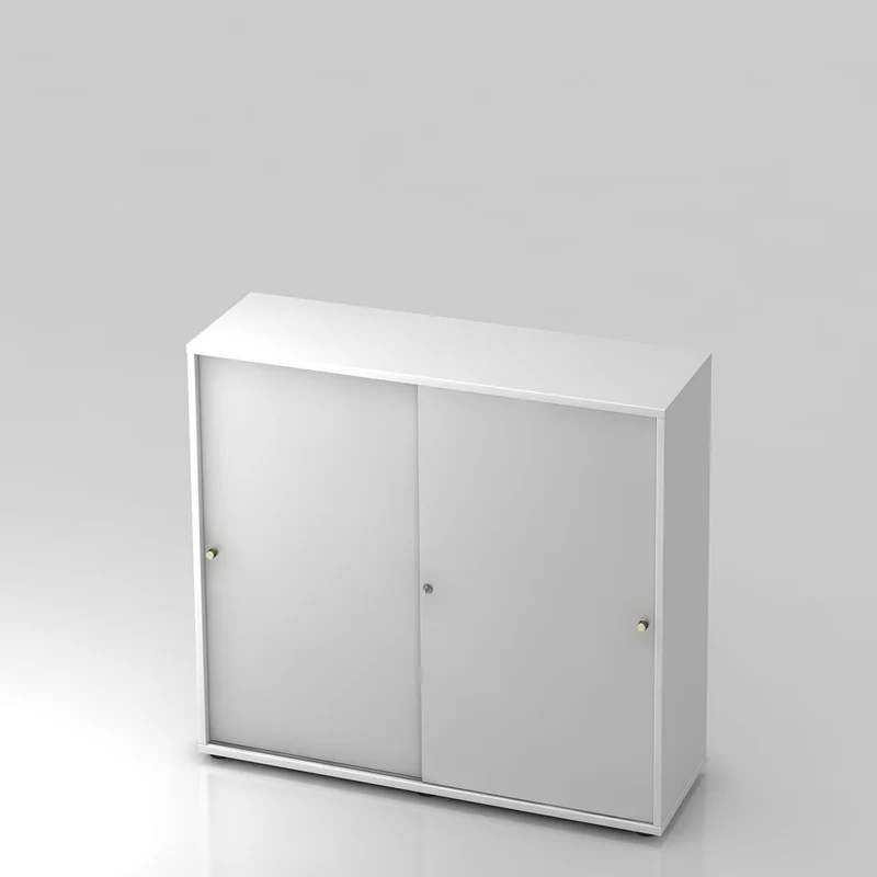 Schiebetürenschrank PLUS - Büromöbel Plus - 3 Ordnerhöhen 120cm breit
