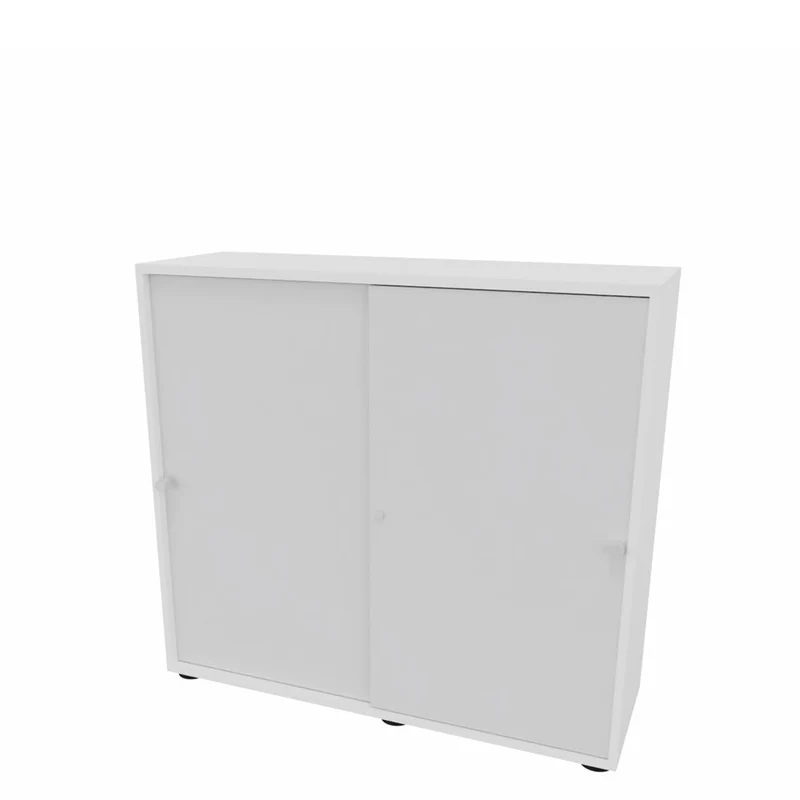 Schiebetürenschrank PLUS - Büromöbel Plus - 3 Ordnerhöhen 120cm breit