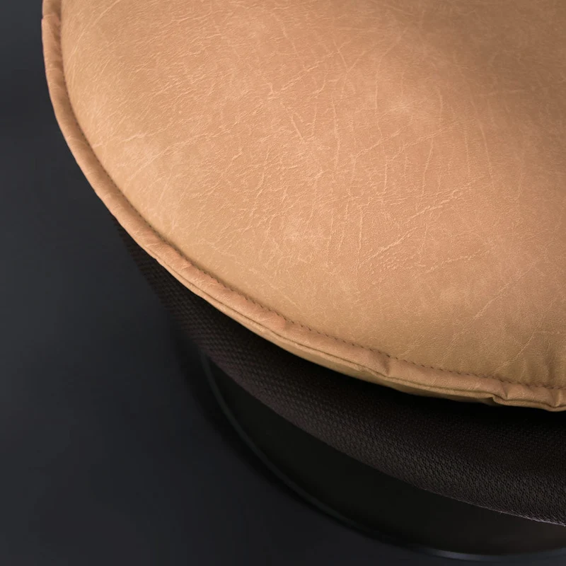 lillus WEMBLEY Vegan - Vintage - Loungesessel Kugelsessel Fußball Ballsessel Leder