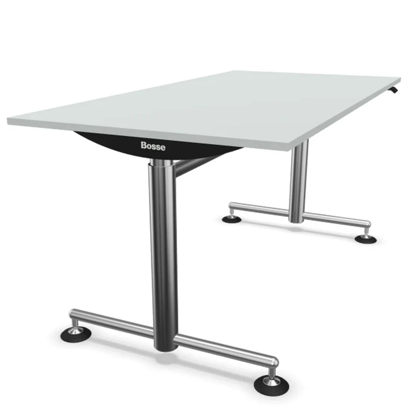 Bosse Modul Space M1 höhenverstellbarer Schreibtisch 72 - 136,5 cm - Melamin & Furnier Platte