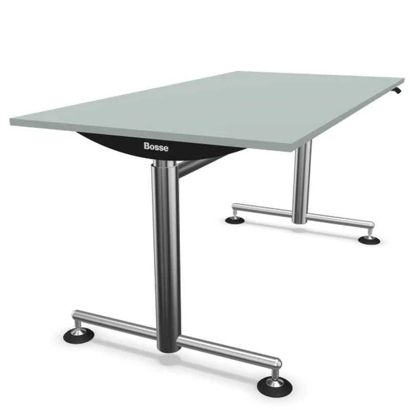 Bosse Modul Space M1 höhenverstellbarer Schreibtisch 72 - 136,5 cm - Melamin & Furnier Platte