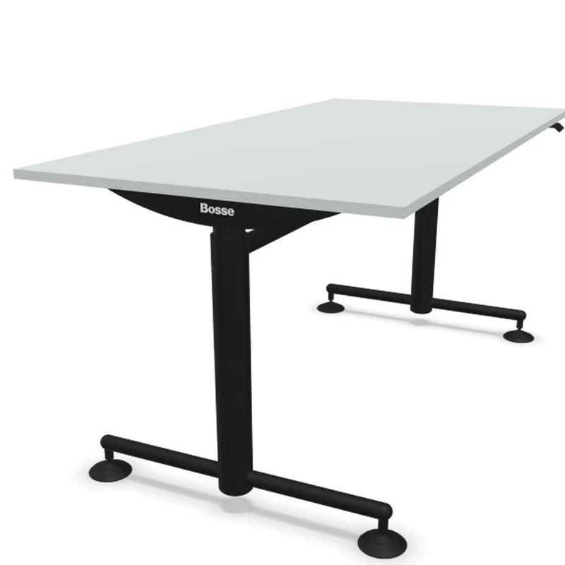 Bosse Modul Space M1 höhenverstellbarer Schreibtisch 72 - 136,5 cm - Melamin & Furnier Platte