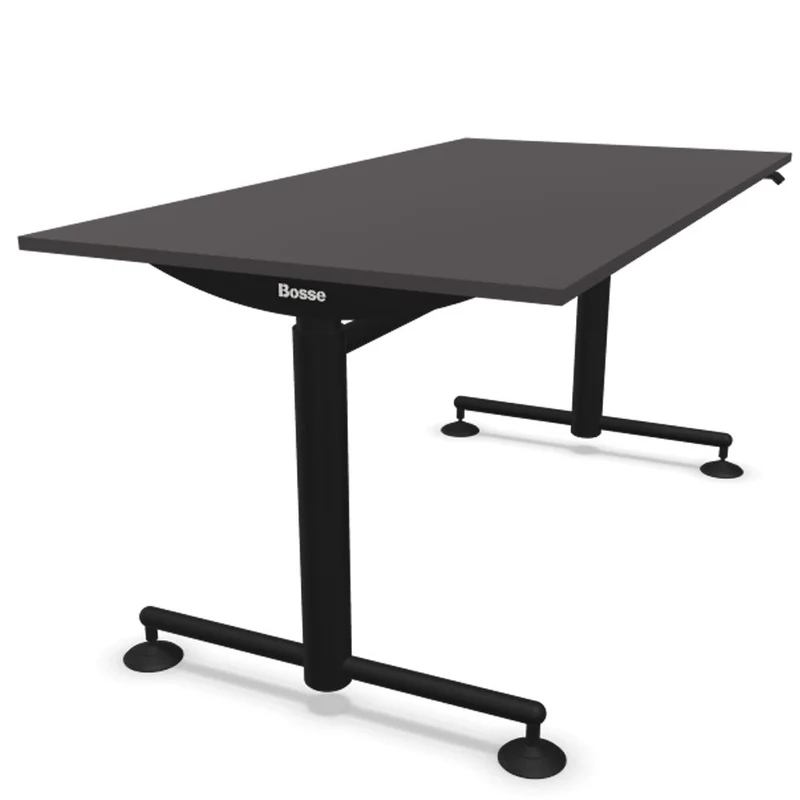 Bosse Modul Space M1 höhenverstellbarer Schreibtisch 72 - 136,5 cm - Melamin & Furnier Platte