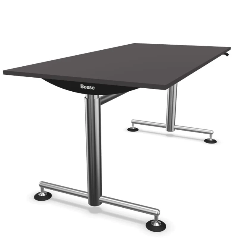 Bosse Modul Space M1 höhenverstellbarer Schreibtisch 72 - 136,5 cm - Melamin & Furnier Platte