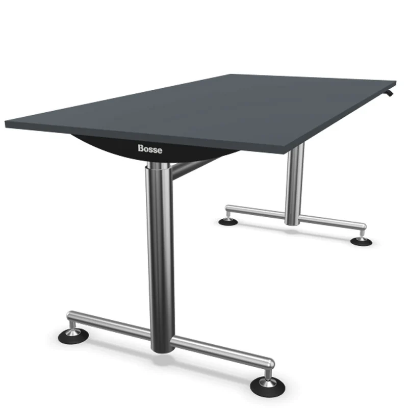 Bosse Modul Space M1 höhenverstellbarer Schreibtisch 72 - 136,5 cm - Melamin & Furnier Platte