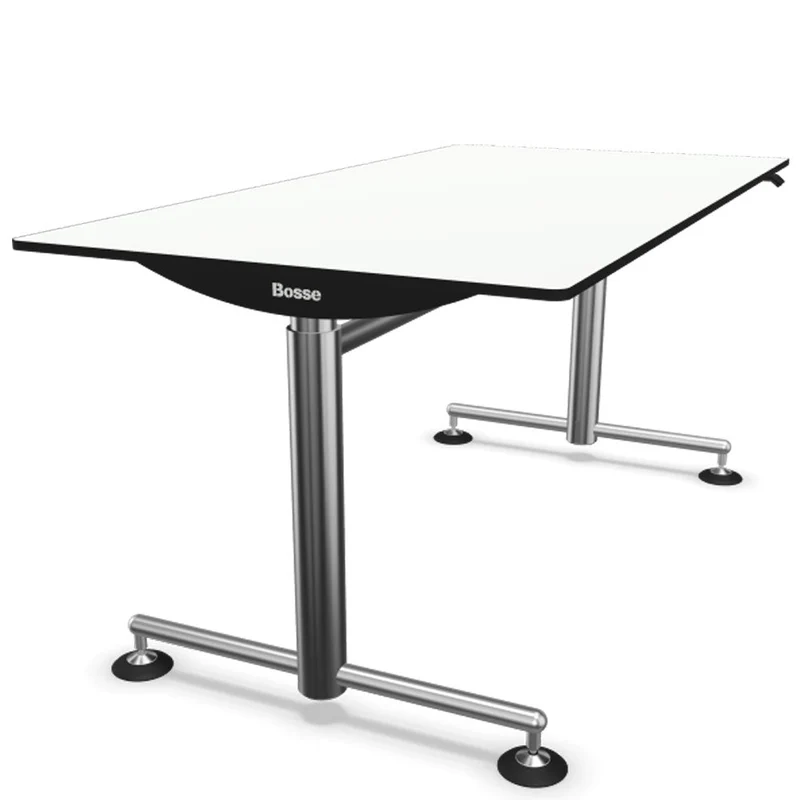 Bosse Modul Space M1 höhenverstellbarer Schreibtisch 72 - 136,5 cm - Melamin & Furnier Platte
