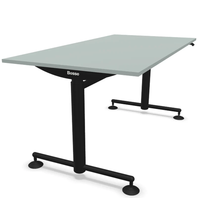 Bosse Modul Space M1 höhenverstellbarer Schreibtisch 72 - 136,5 cm - Melamin & Furnier Platte