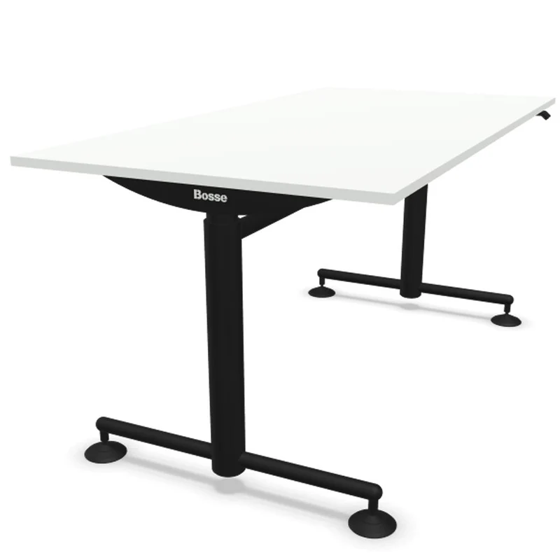 Bosse Modul Space M1 höhenverstellbarer Schreibtisch 72 - 136,5 cm - Melamin & Furnier Platte