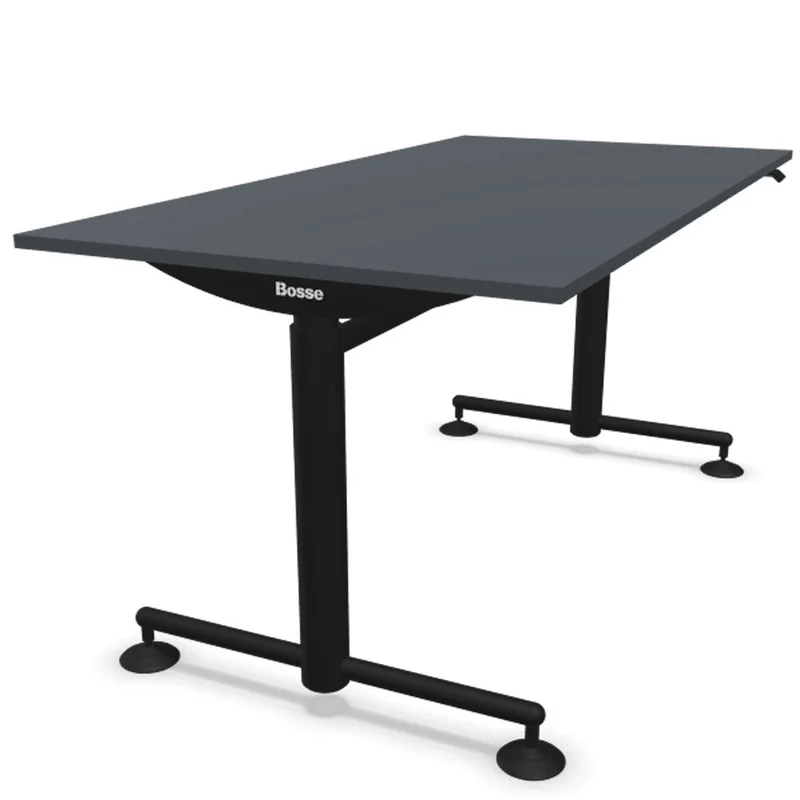 Bosse Modul Space M1 höhenverstellbarer Schreibtisch 72 - 136,5 cm - Melamin & Furnier Platte